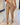 NAOMI: Elegante Faux Leder Joggers