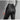 SOFIA: Matte, elastische Leder Look Pants mit Taschen